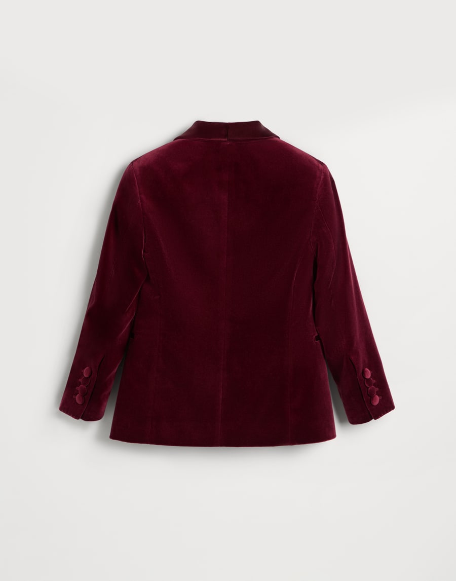 Tuxedo Jacket Bordeaux Boys - Brunello Cucinelli