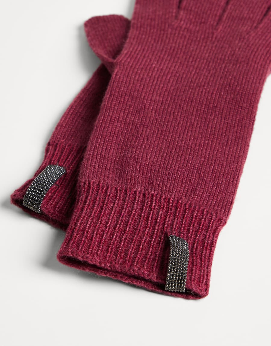 Knit gloves Red Girls - Brunello Cucinelli