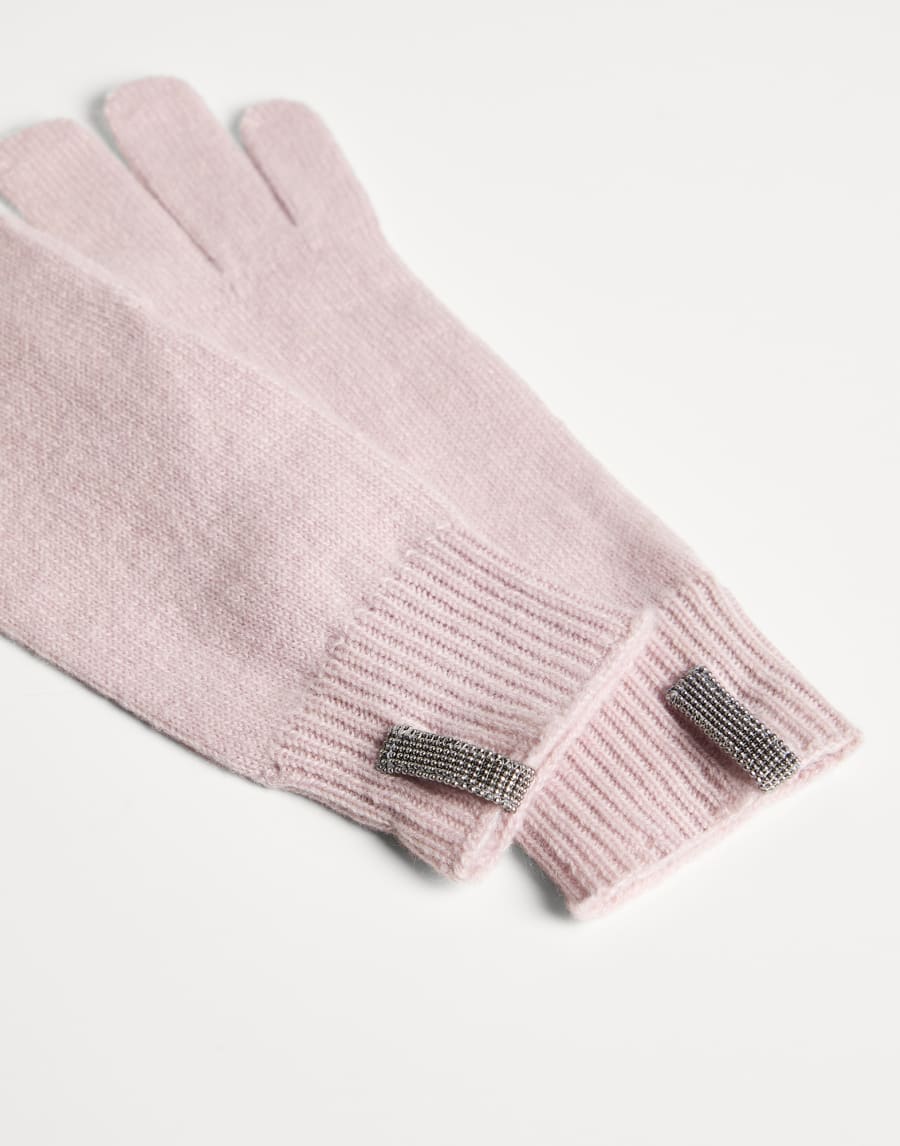 Knit gloves Pink Girls - Brunello Cucinelli