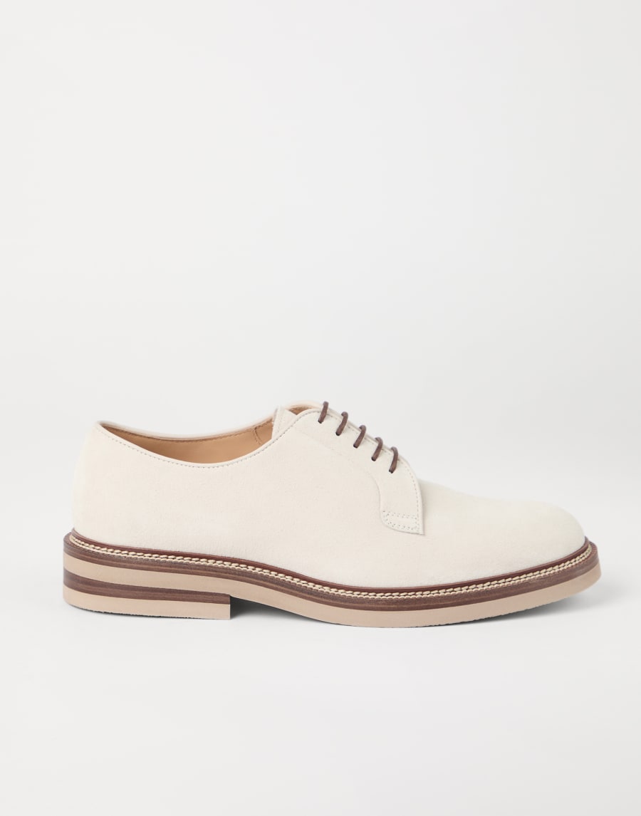 Suede derby Milk Man - Brunello Cucinelli