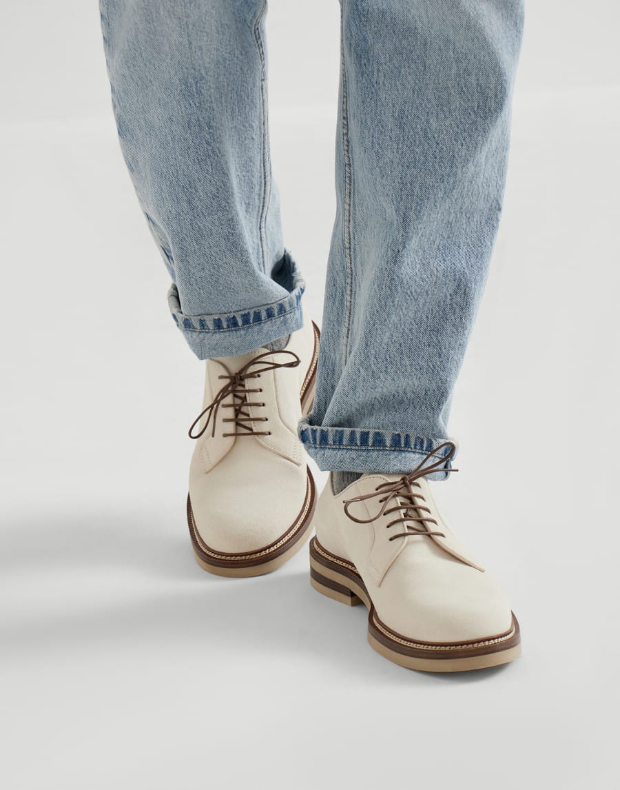 Suede derby Panama Man - Brunello Cucinelli