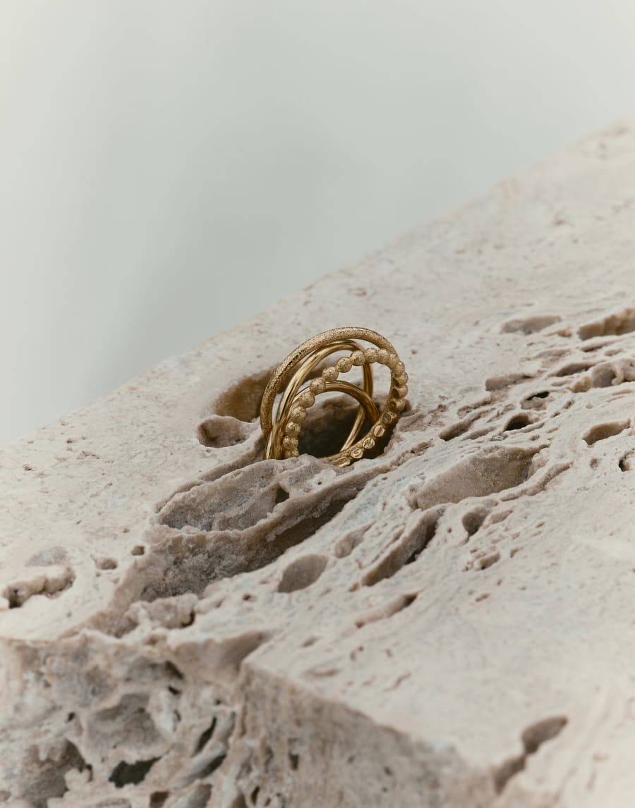 18K Gold ring Gold Woman - Brunello Cucinelli