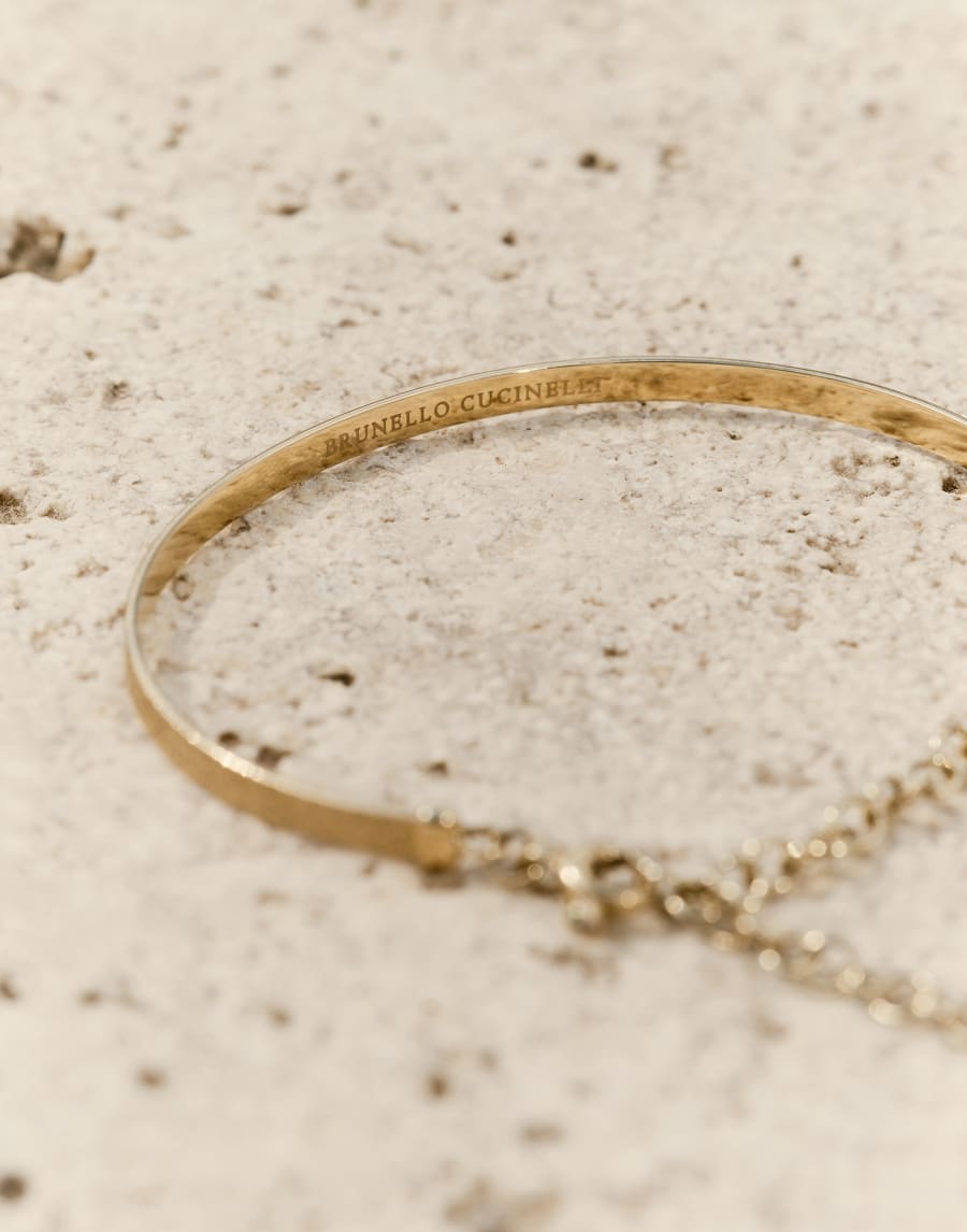 18K Gold bracelet with Diamond Gold Woman - Brunello Cucinelli