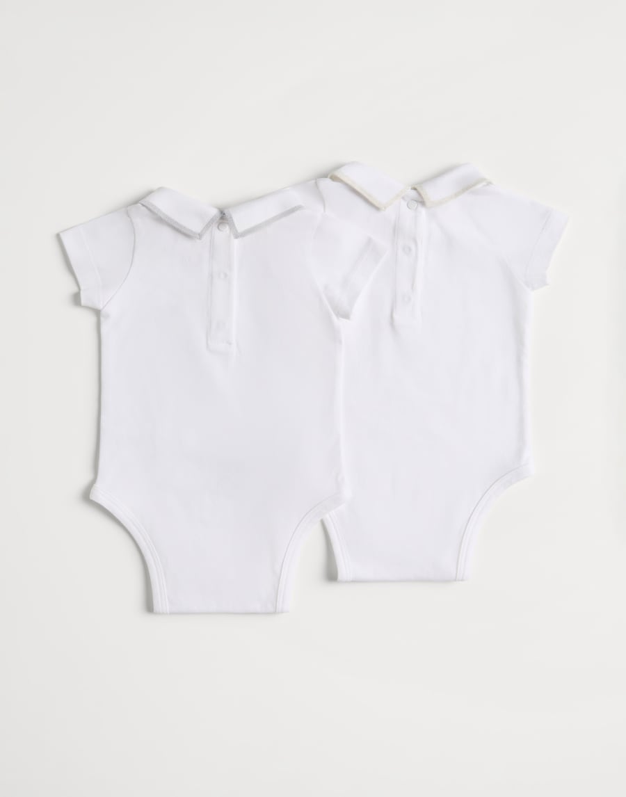 Baby Bernie-Set mit zwei Stramplern Sand Baby - Brunello Cucinelli