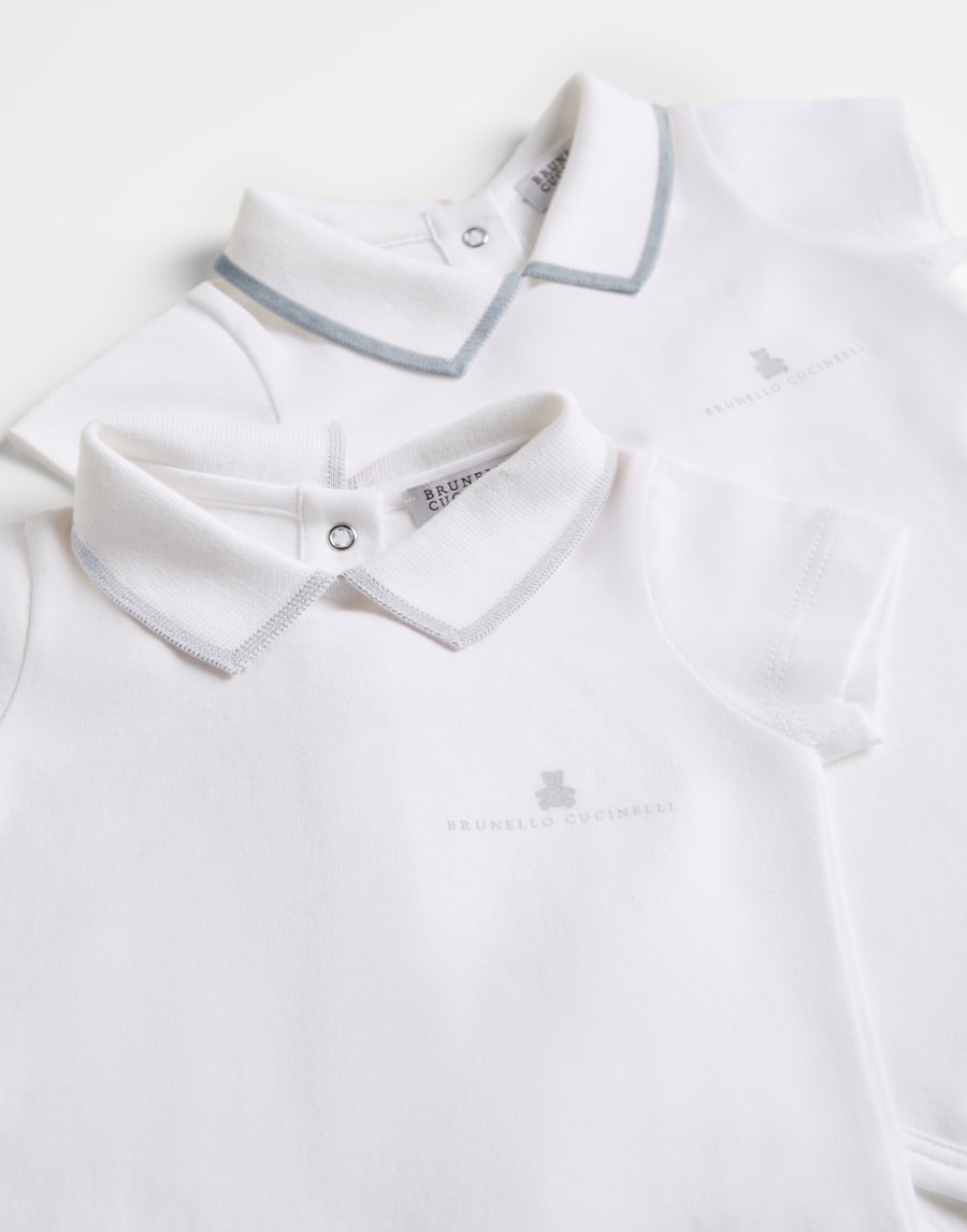 Baby Bernie 2-piece bodysuit set Sky Blue Baby - Brunello Cucinelli