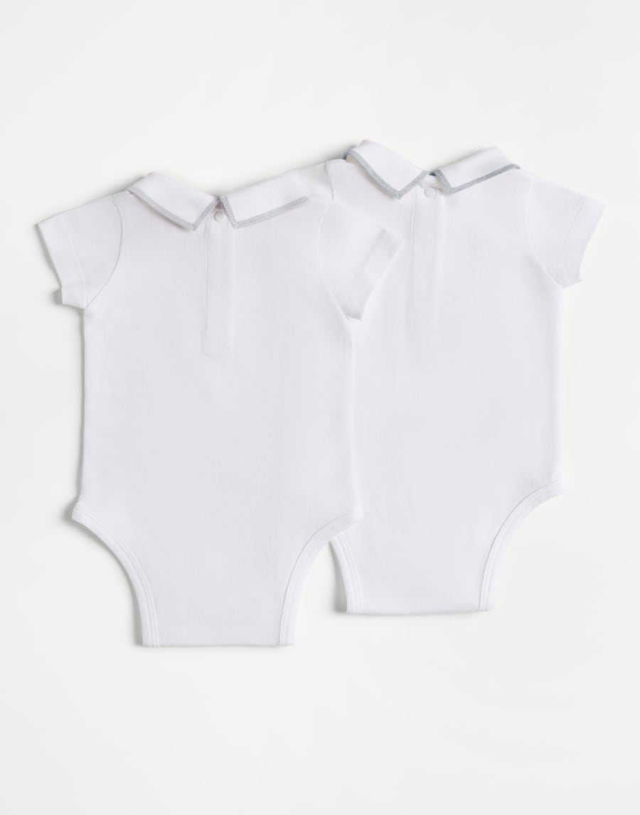 Set di due body Baby Bernie Celeste Baby - Brunello Cucinelli