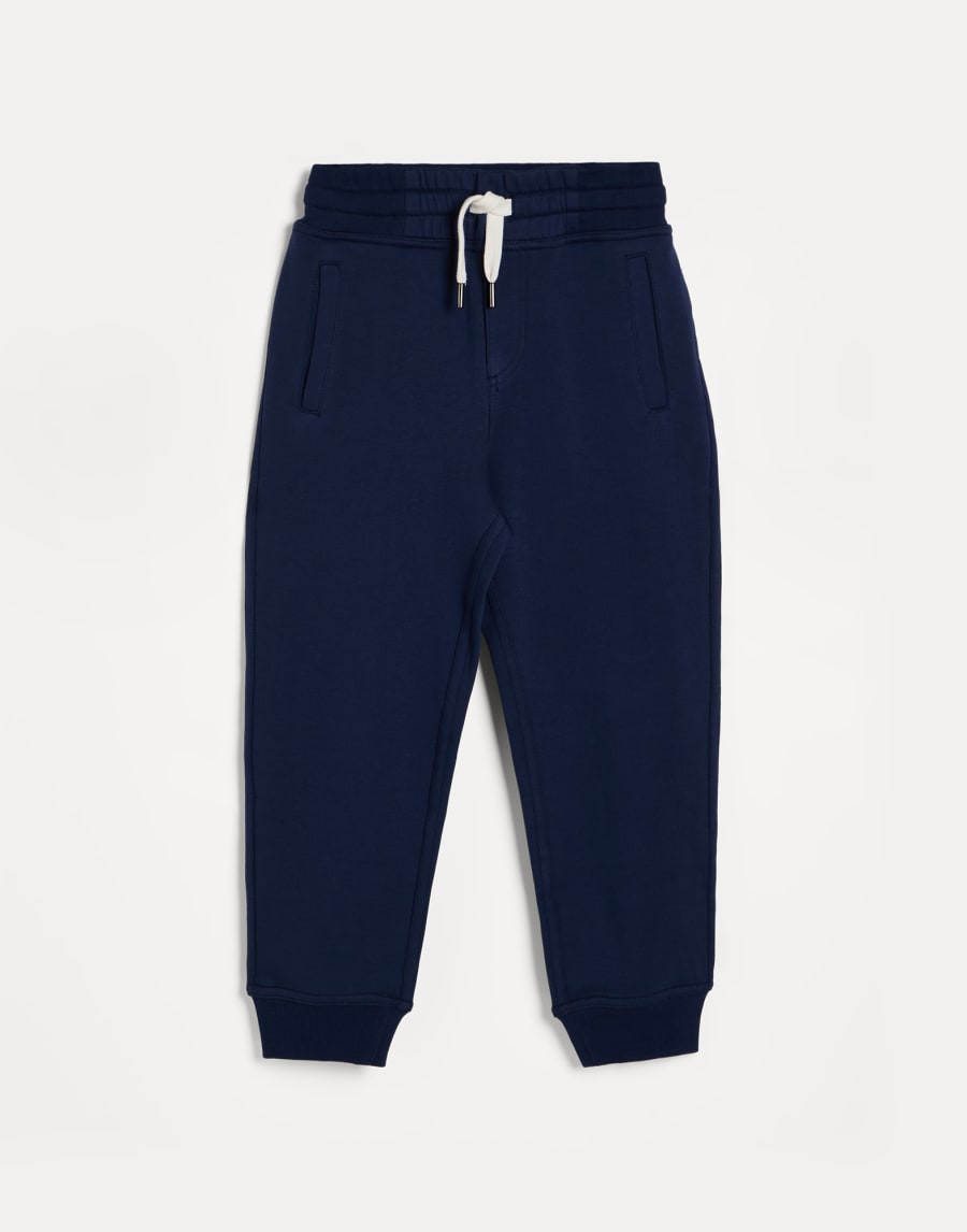 French terry trousers Blue Boys - Brunello Cucinelli