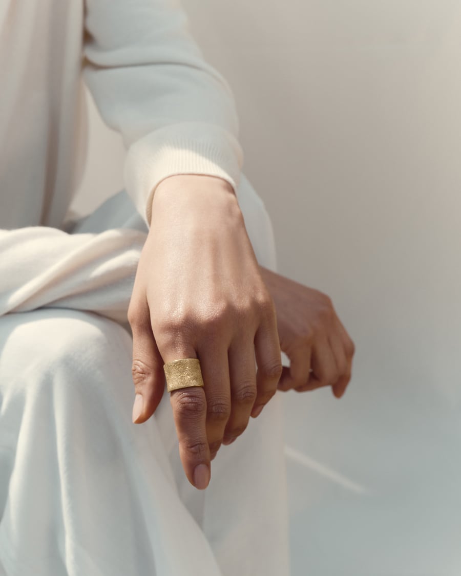 18K Gold ring Gold Woman - Brunello Cucinelli