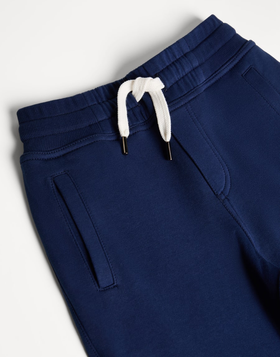 Pantalone in felpa Blu Bambino - Brunello Cucinelli