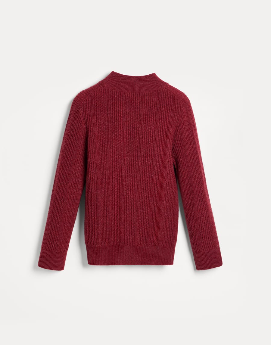 Funnel neck sweater Red Boys - Brunello Cucinelli