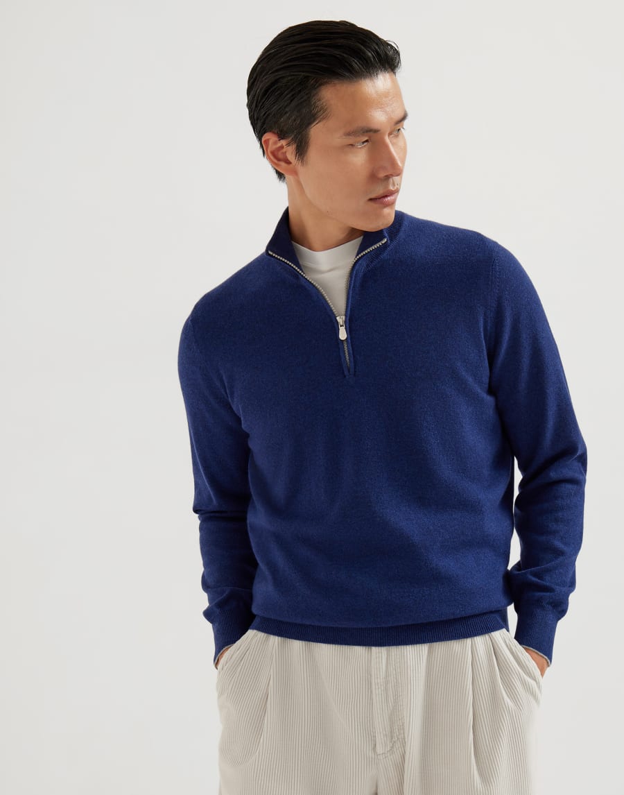 Maglia in cashmere Zaffiro Uomo - Brunello Cucinelli