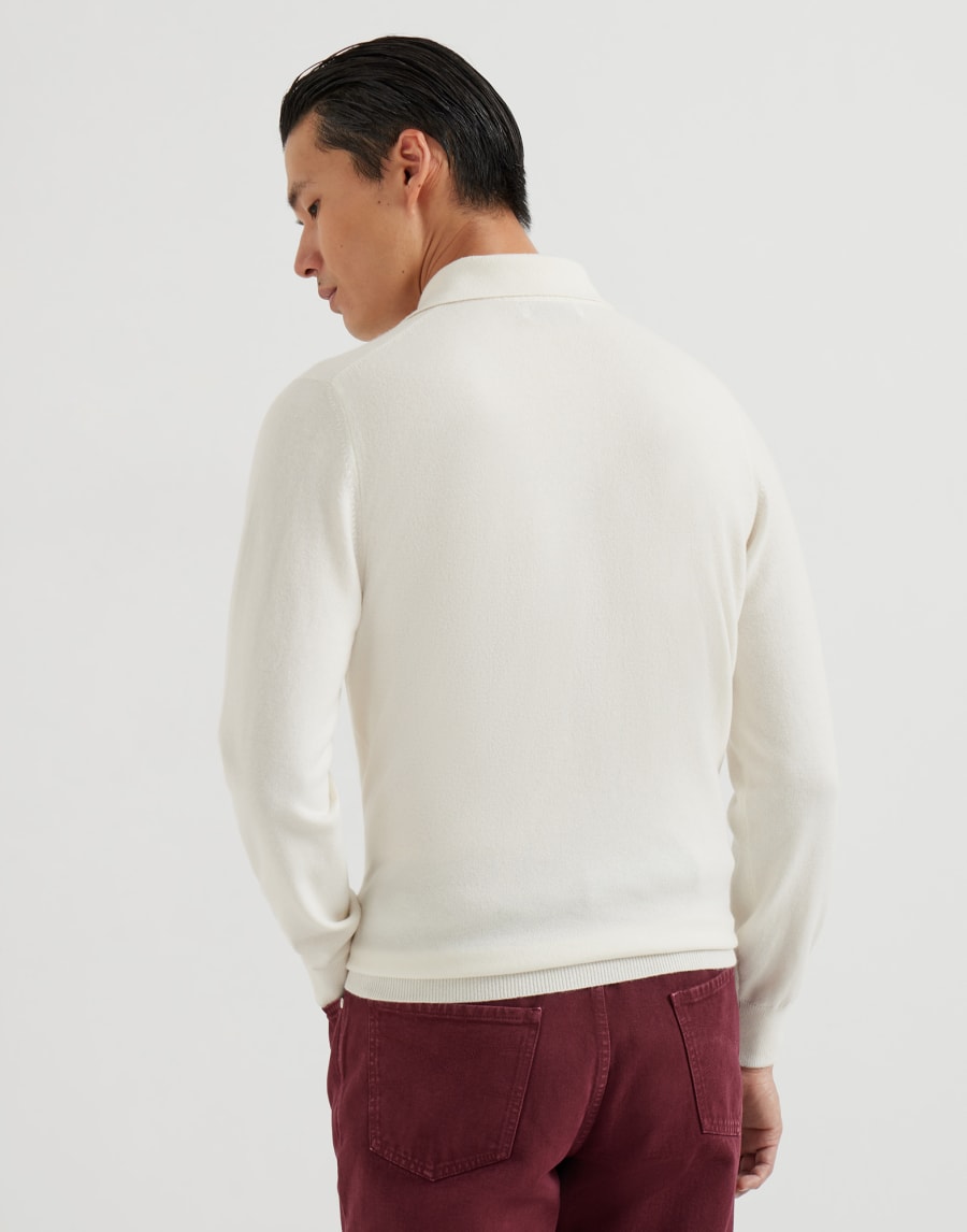 Polo-style sweater Panama Man - Brunello Cucinelli