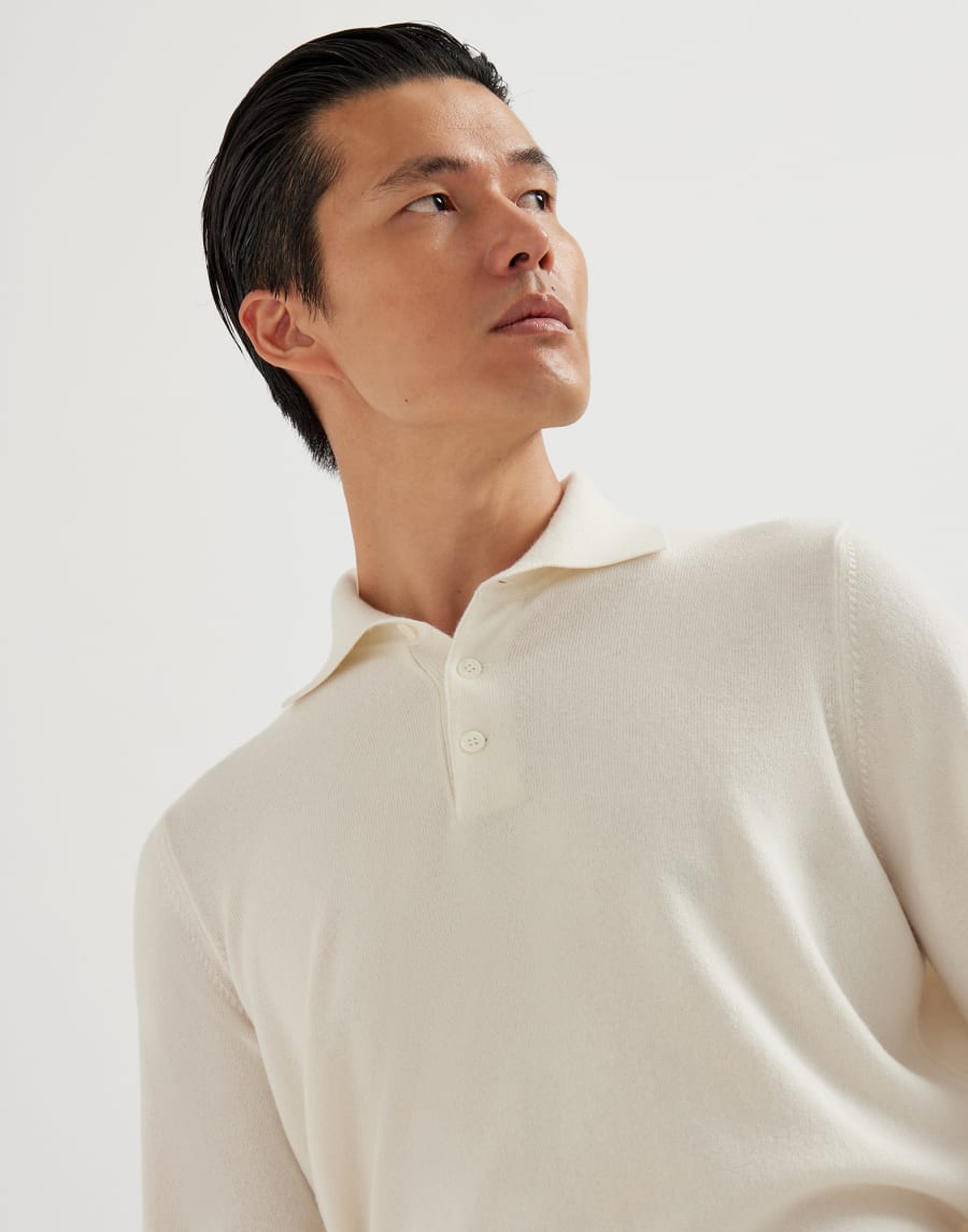 Polo-style sweater Panama Man - Brunello Cucinelli