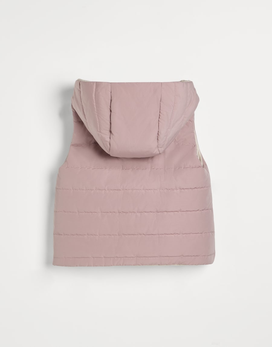 Vest with Thermore® padding Azure Girls - Brunello Cucinelli