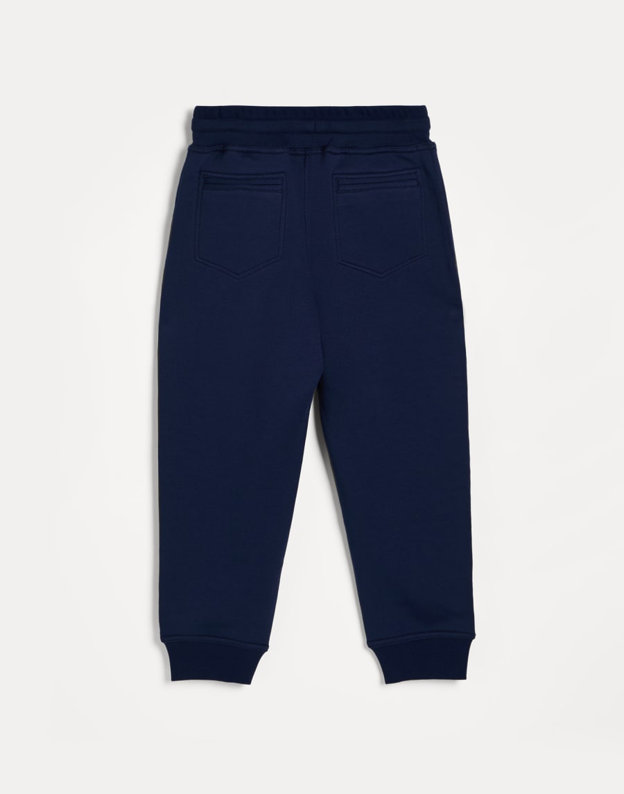 French terry trousers Blue Boys - Brunello Cucinelli