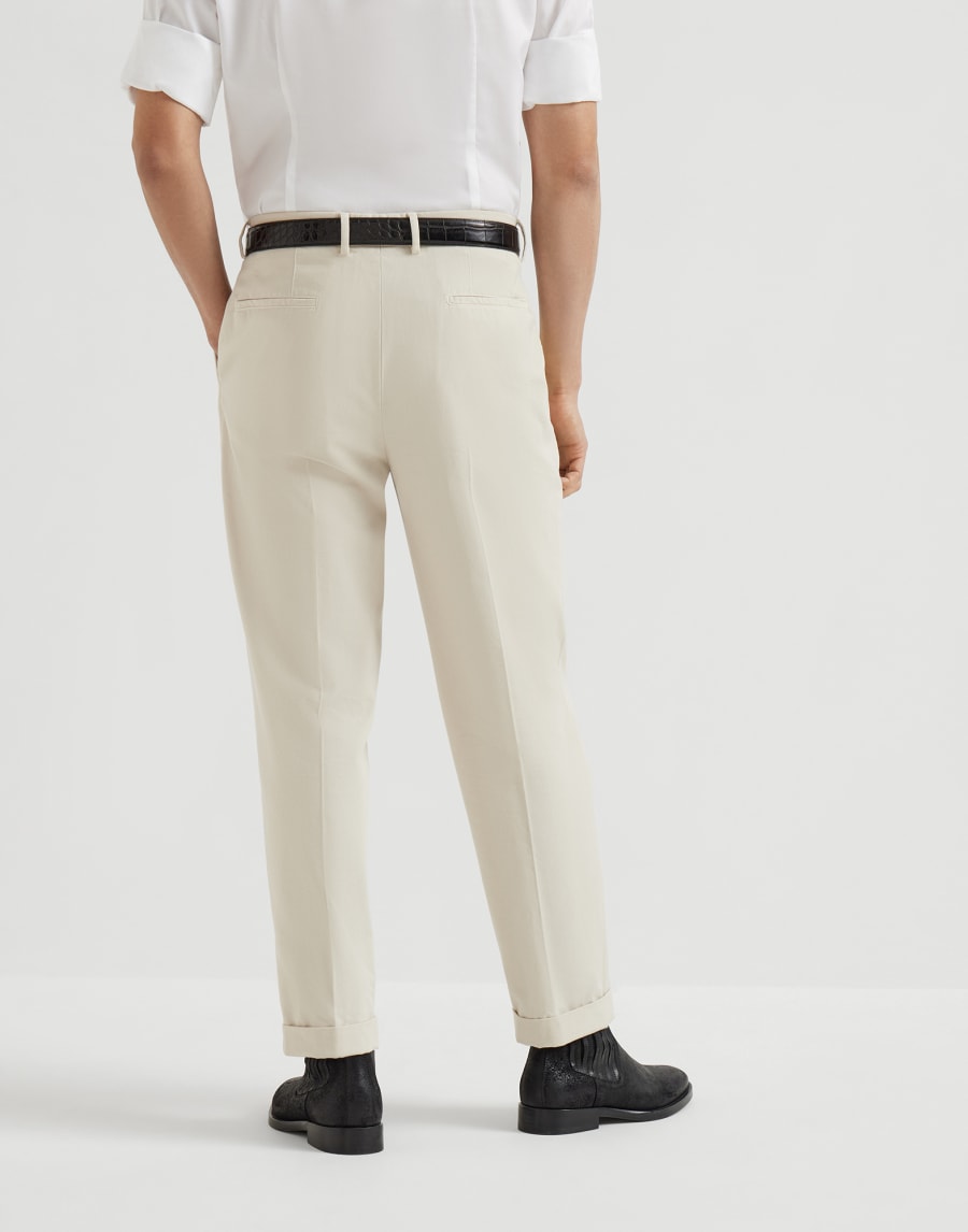 Pantalone in gabardina Panama Uomo - Brunello Cucinelli