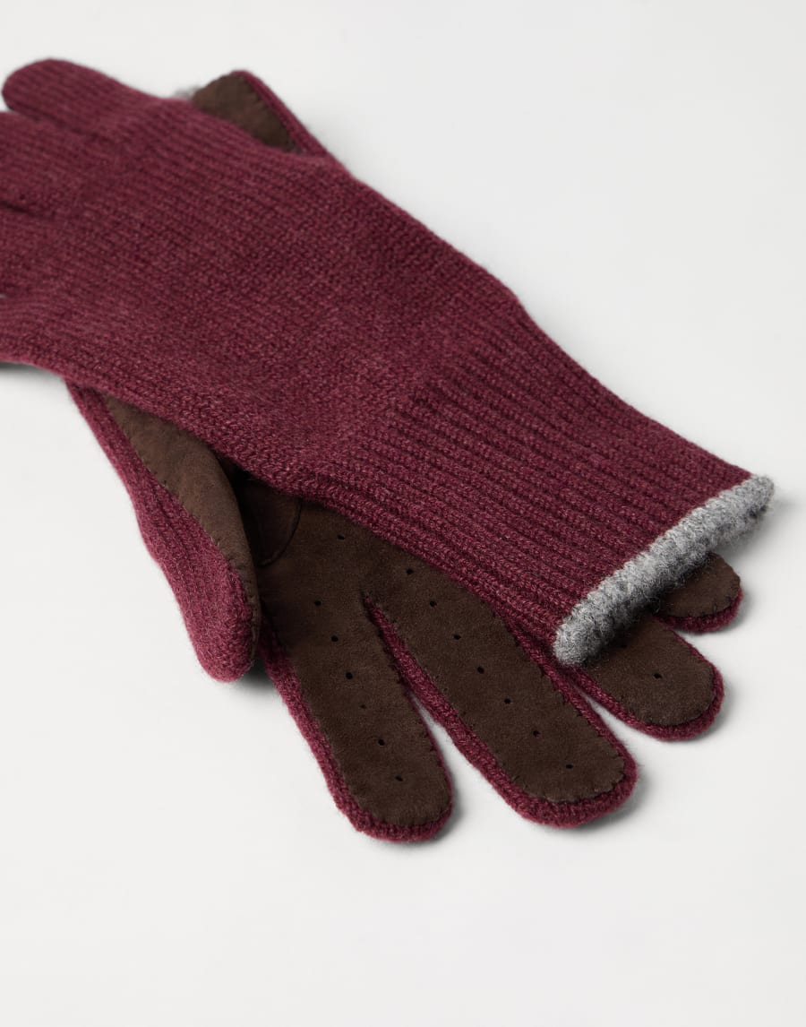 Gants en cachemire Amarante Homme - Brunello Cucinelli