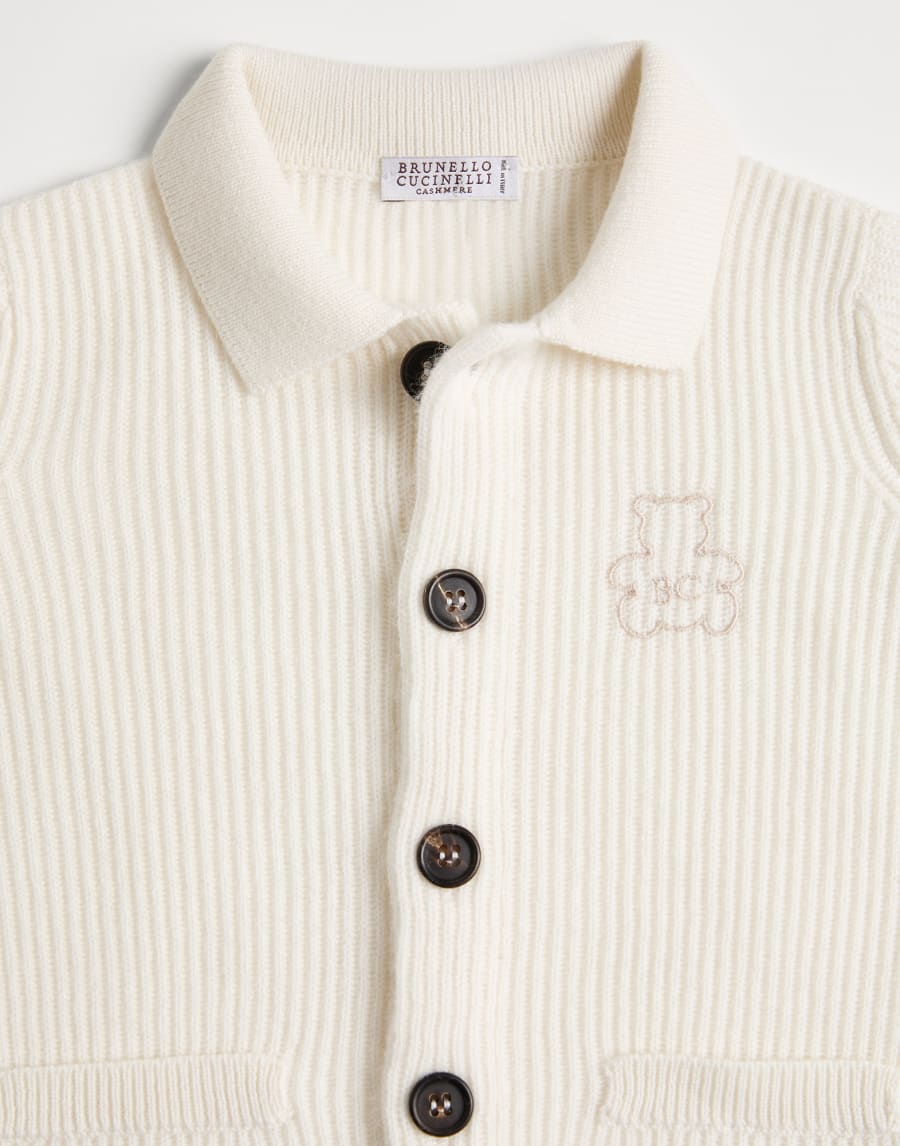 Cashmere Baby Cardigan Panama Baby - Brunello Cucinelli