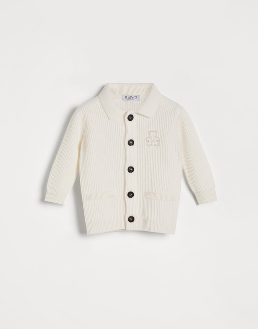 Cashmere Baby Cardigan Panama Baby - Brunello Cucinelli