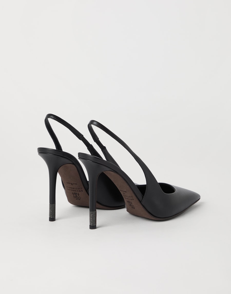 Zapatos de tacón de napa Negro Mujer - Brunello Cucinelli