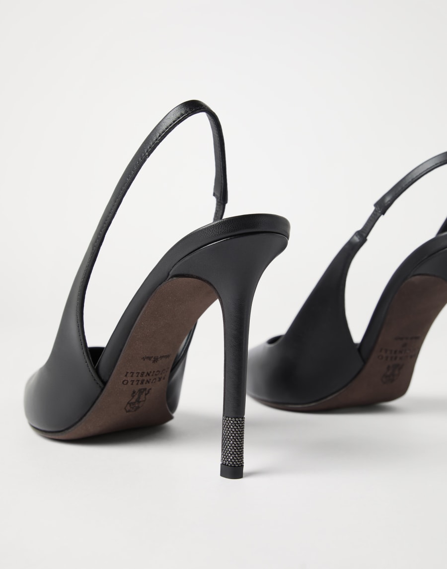 Zapatos de tacón de napa Negro Mujer - Brunello Cucinelli