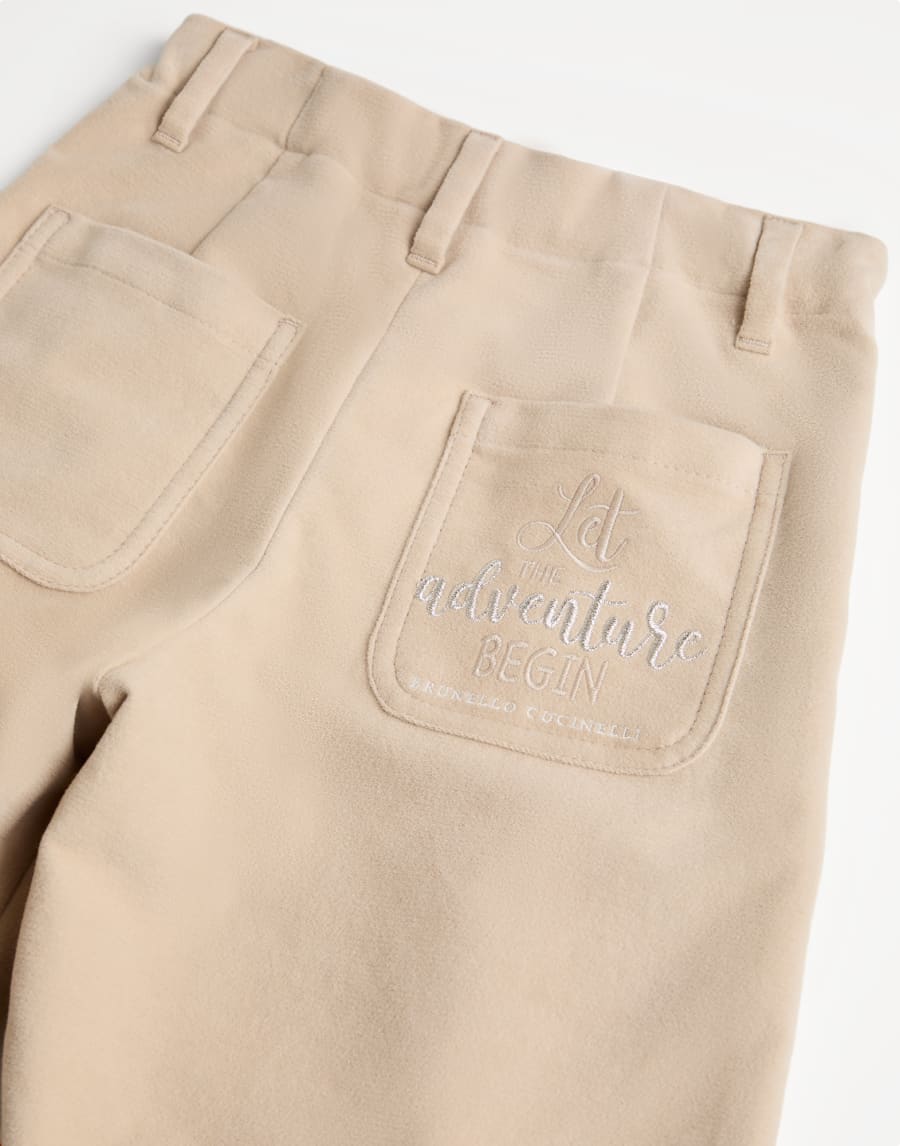 Square cut trousers Sand Girls - Brunello Cucinelli