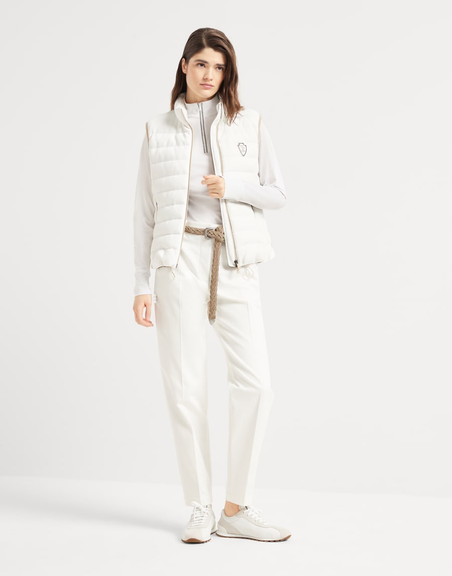 Down vest White Woman - Brunello Cucinelli