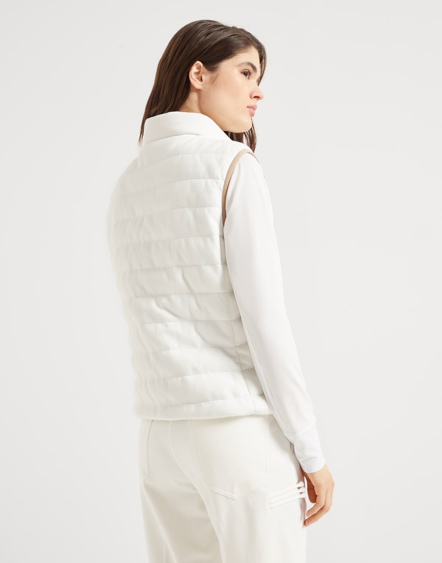 Down vest White Woman - Brunello Cucinelli