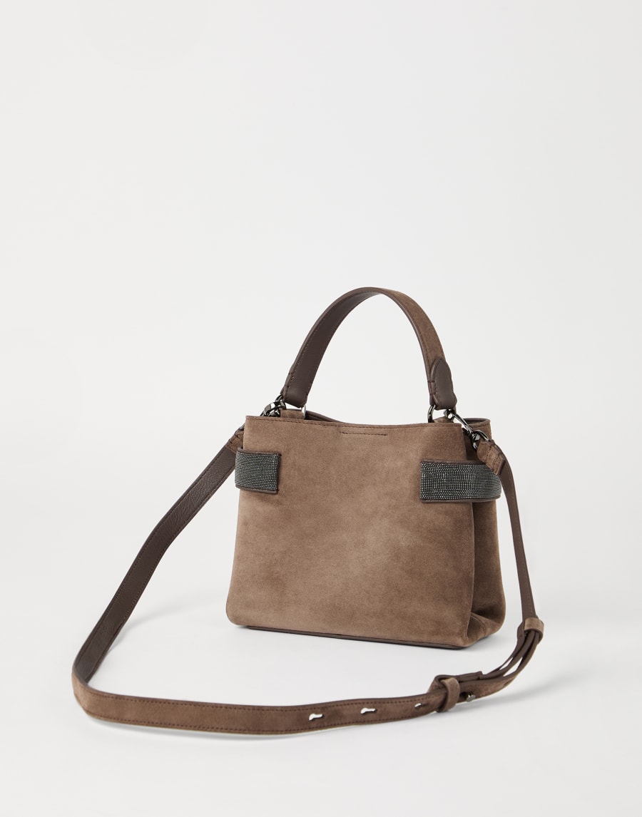 Маленькая сумка Essence с верхней ручкой Коричневый Женщина - Brunello Cucinelli