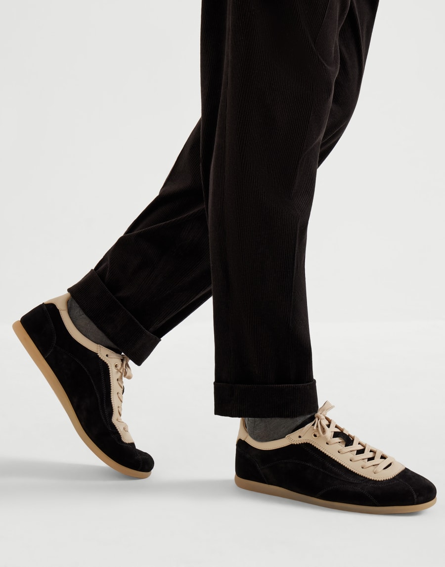 Suede sneakers Black Man - Brunello Cucinelli