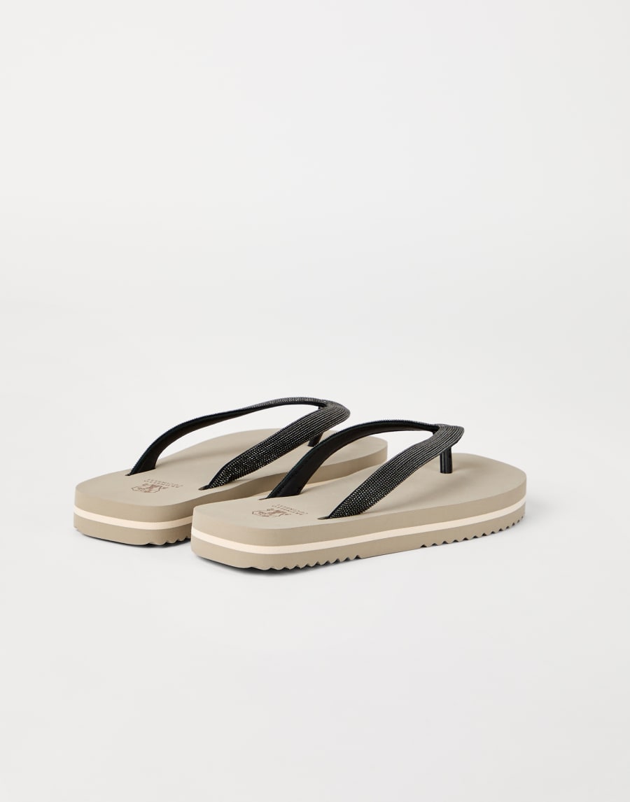 Flip flop Precious Beige Lifestyle - Brunello Cucinelli