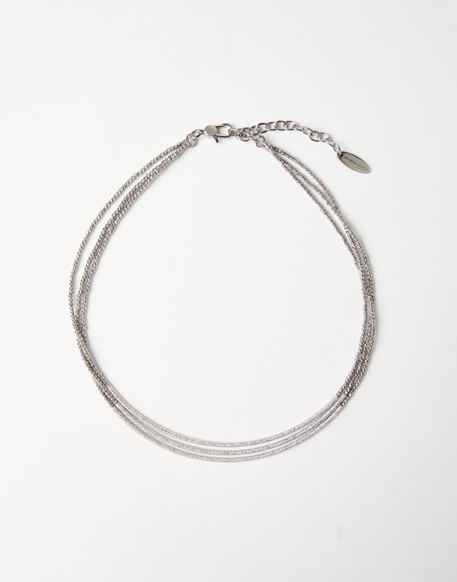 Silver necklace Grey Woman - Brunello Cucinelli