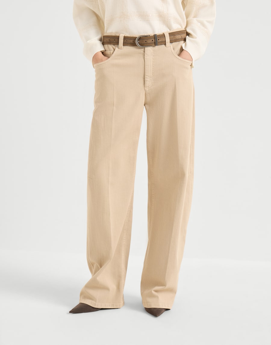 Five-pocket trousers Biscuit Woman - Brunello Cucinelli