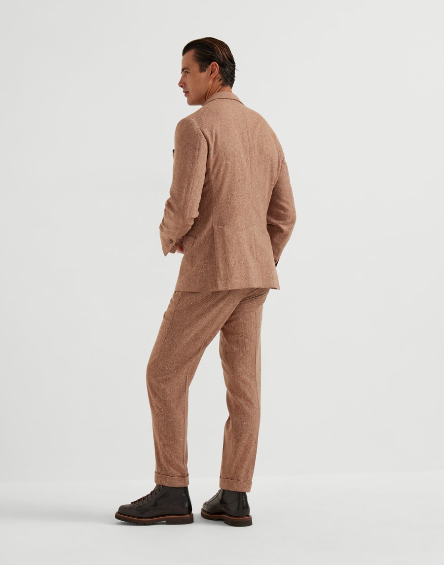 Wool and cashmere suit Light Brown Man - Brunello Cucinelli