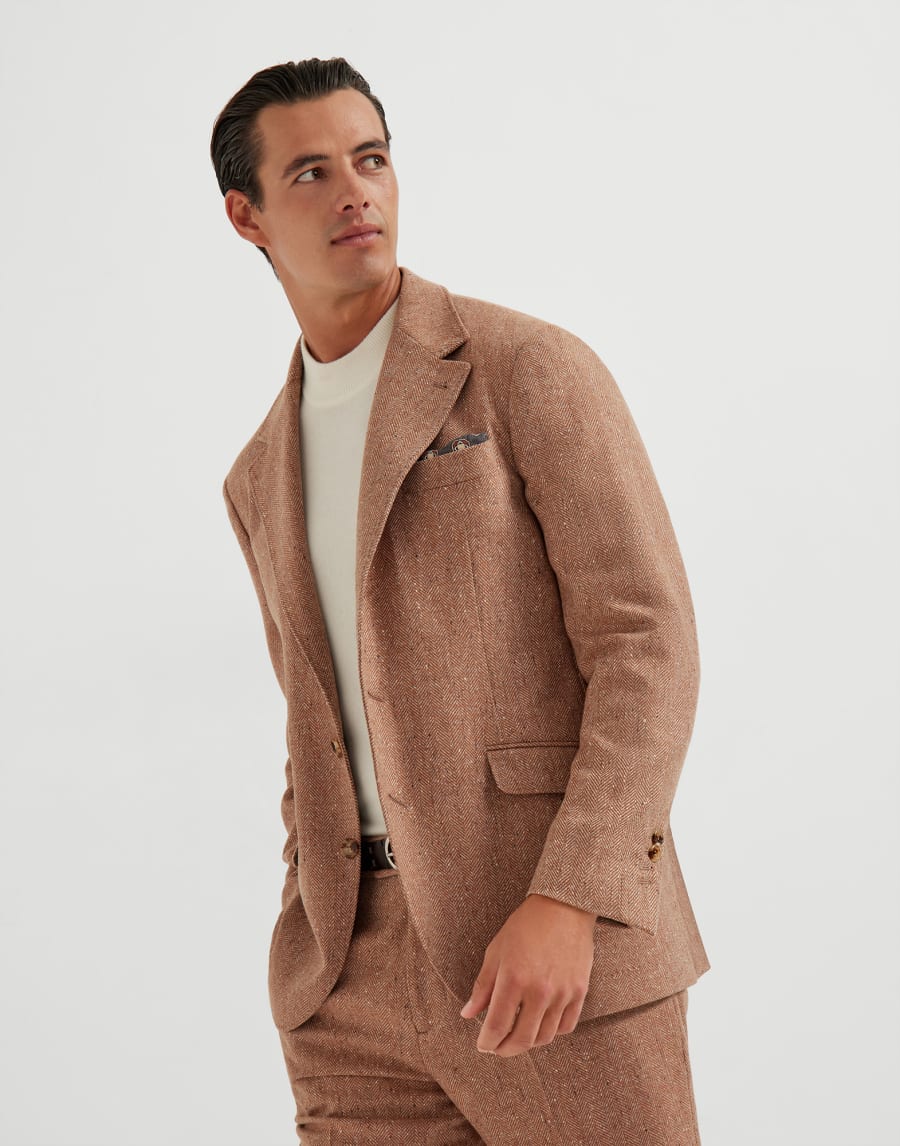 Funnel neck sweater Panama Man - Brunello Cucinelli