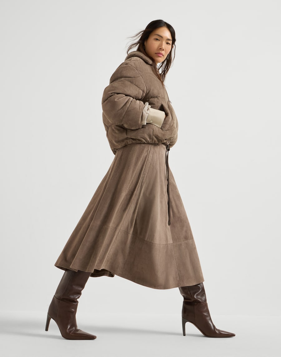 Boot in pelle Testa di Moro Donna - Brunello Cucinelli