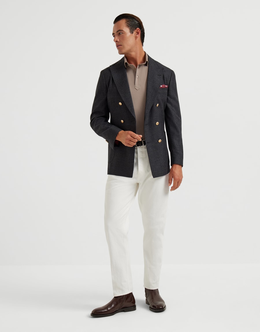 Polo with shirt collar Bark Man - Brunello Cucinelli