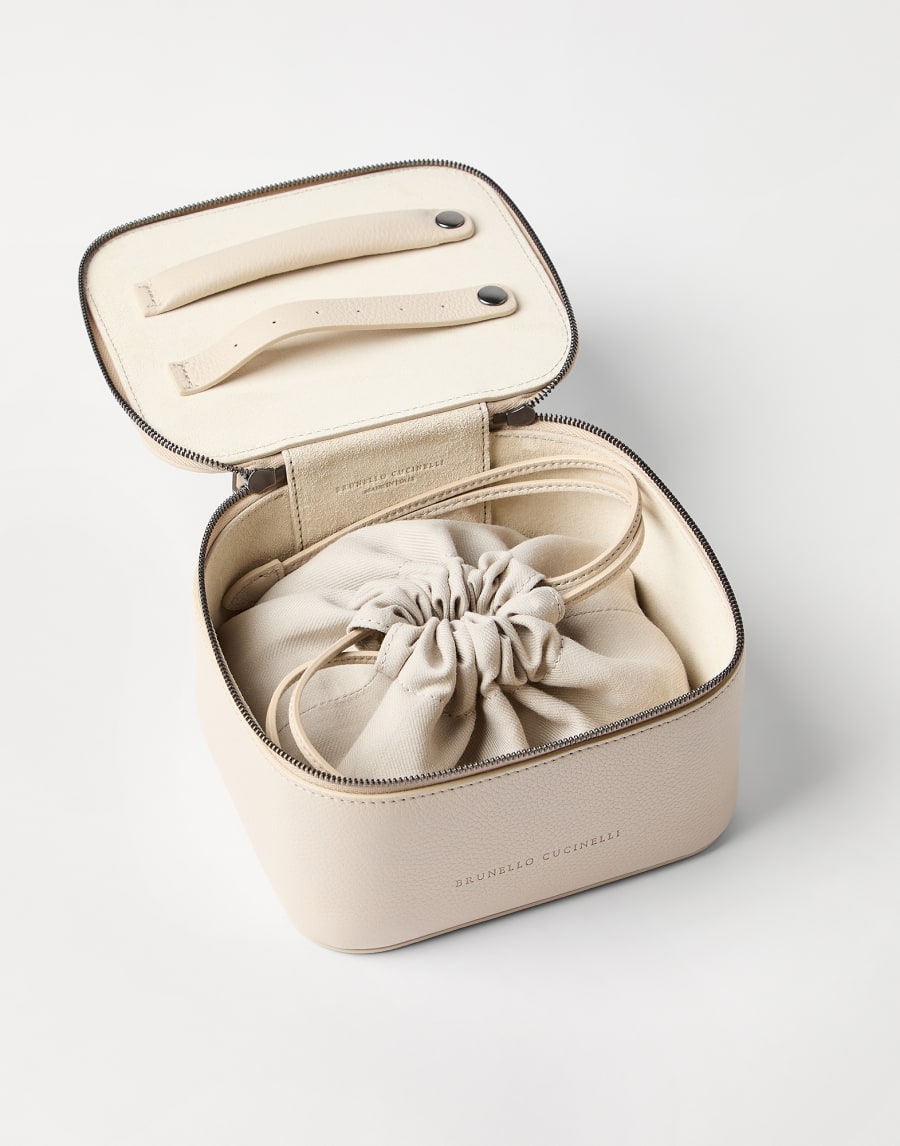 Leather jewelry box Ivory Woman - Brunello Cucinelli