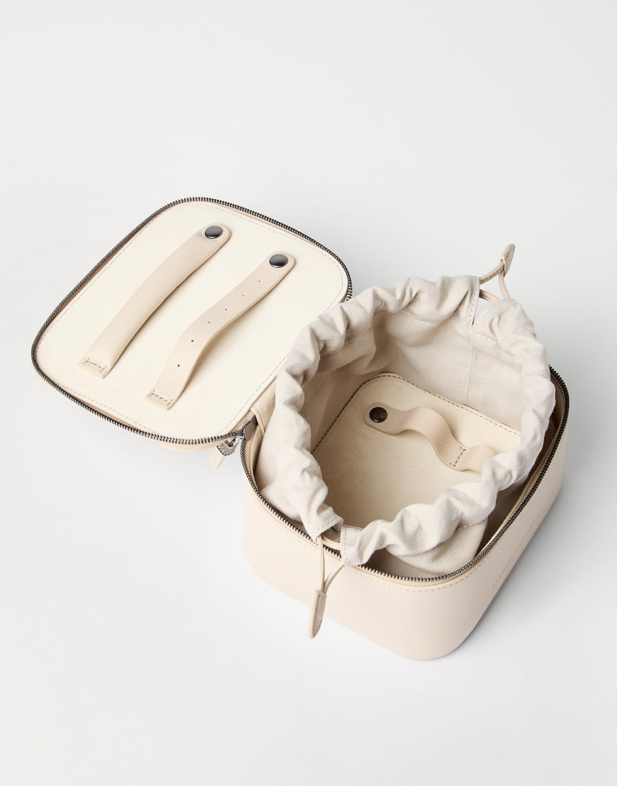 Leather jewelry box Ivory Woman - Brunello Cucinelli