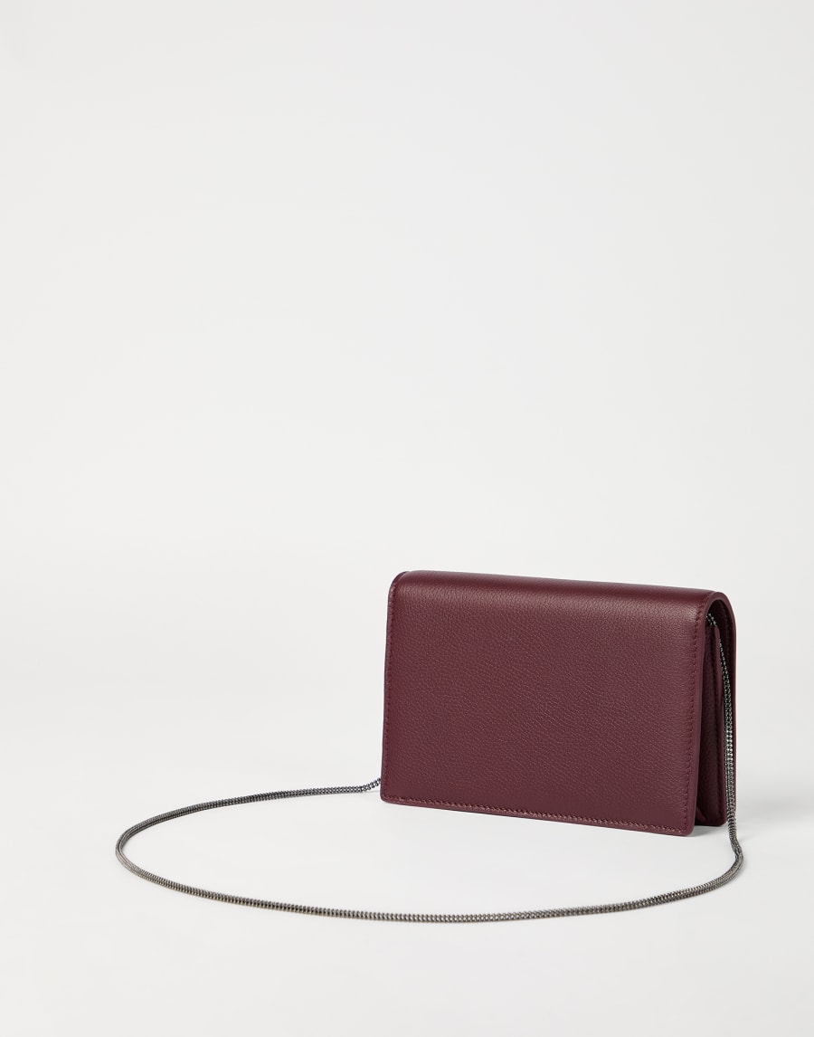 Leather wallet Amaranth Woman - Brunello Cucinelli