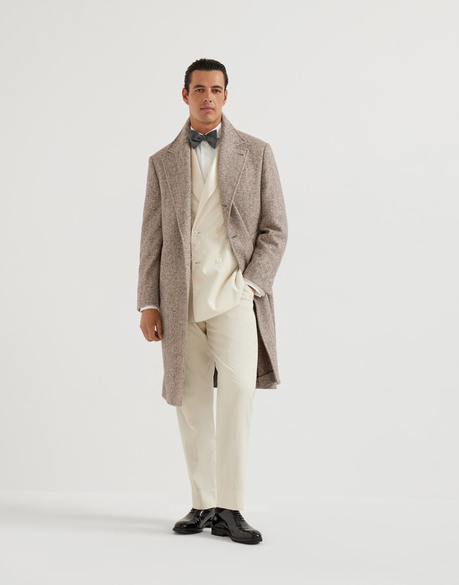 Tuxedo with peak lapel Panama Man - Brunello Cucinelli