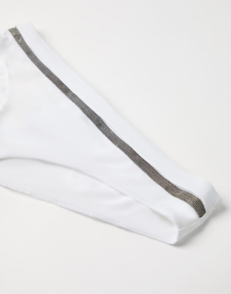 Bikini bottom with monili White Woman - Brunello Cucinelli