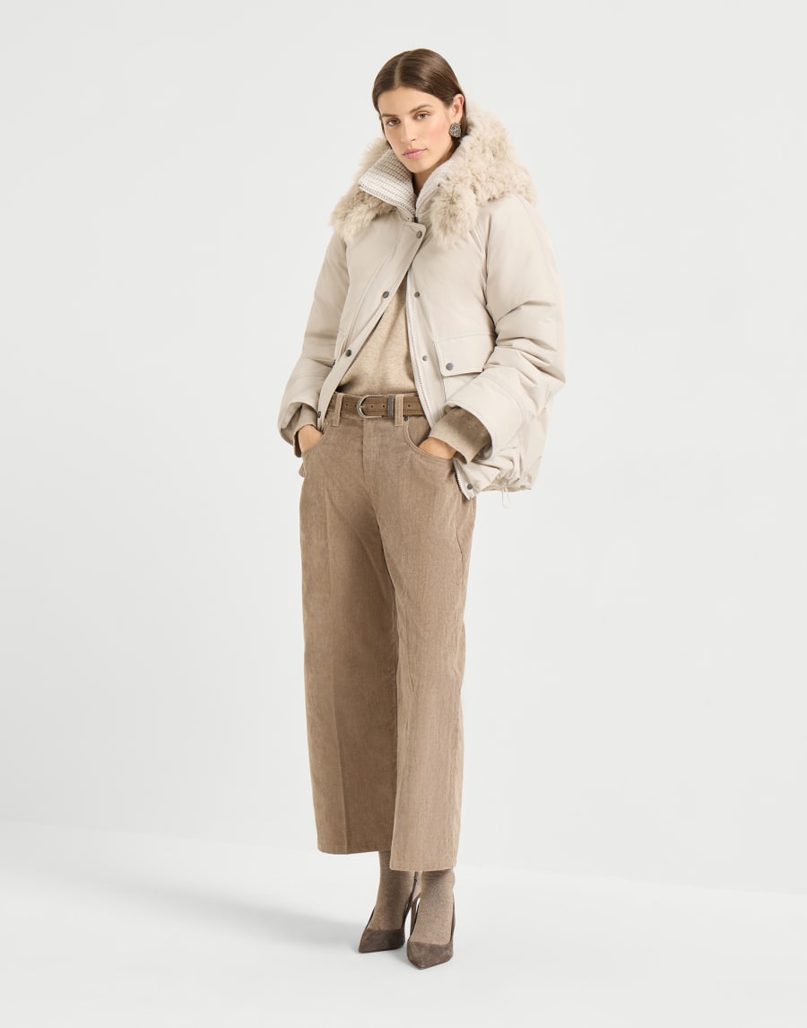 Water-resistant down parka Light Grey Woman - Brunello Cucinelli