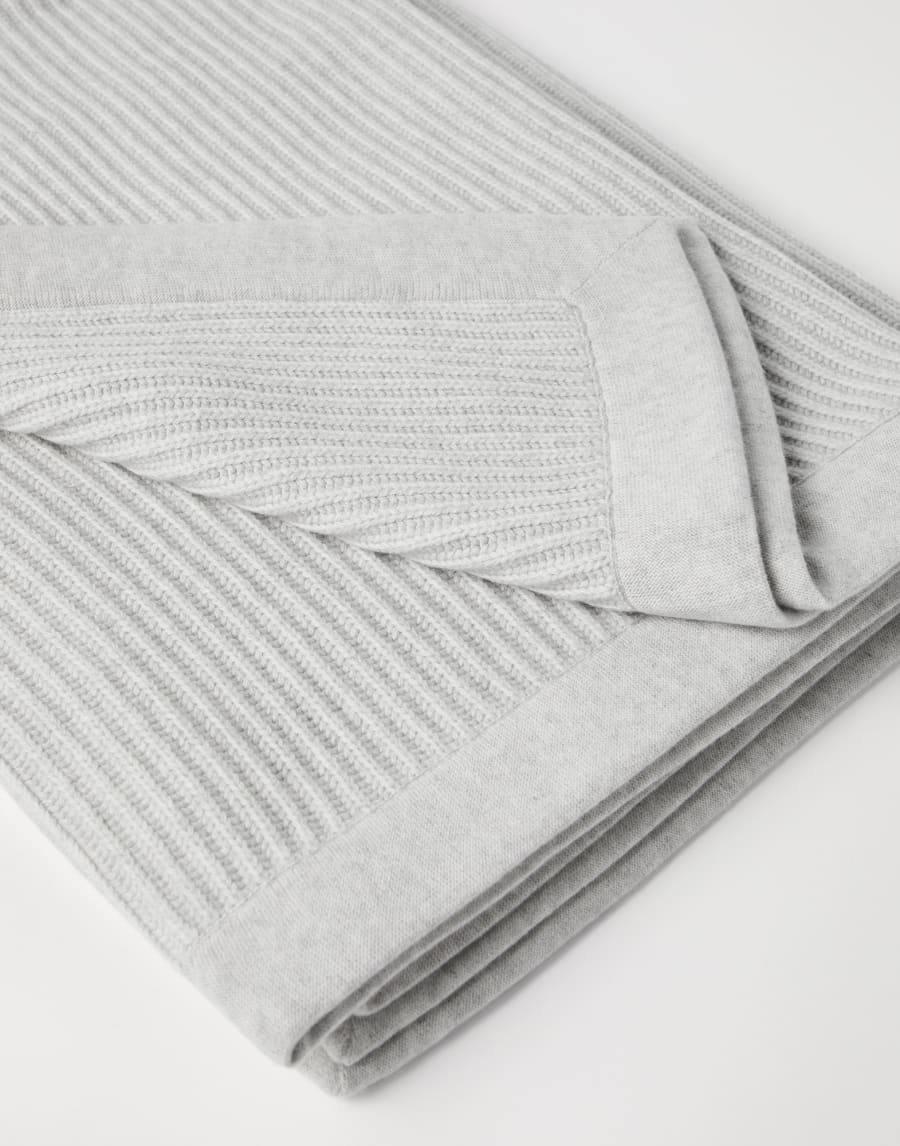 Cashmere throw Fog Lifestyle - Brunello Cucinelli