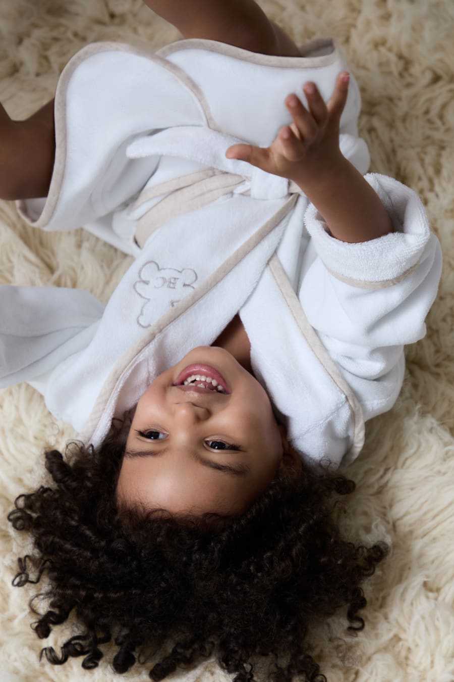 Terrycloth bathrobe White Baby - Brunello Cucinelli