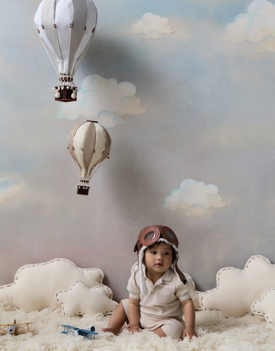 Polo Baby Bernie Sabbia Baby - Brunello Cucinelli