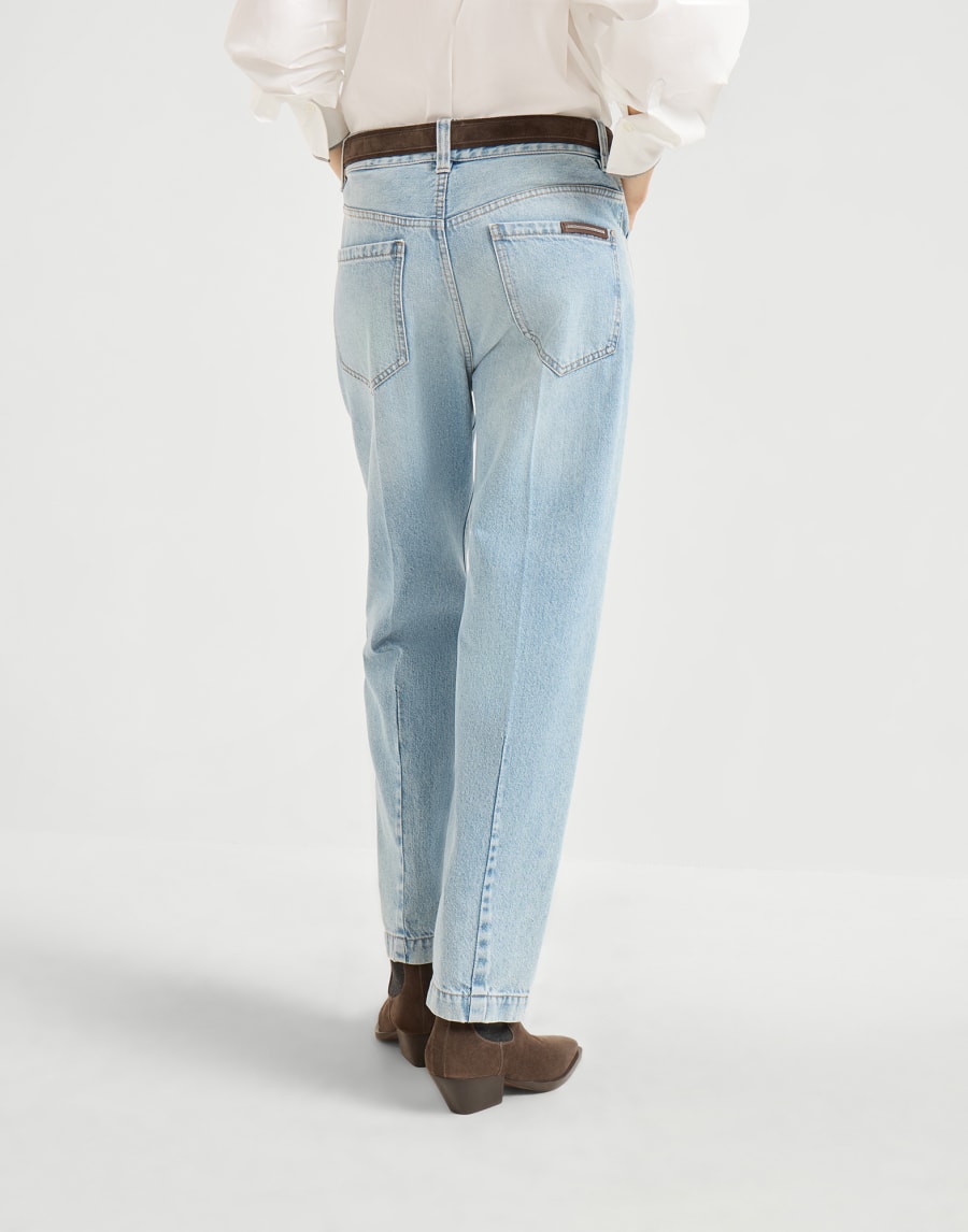 Loose trousers Light Denim Woman - Brunello Cucinelli