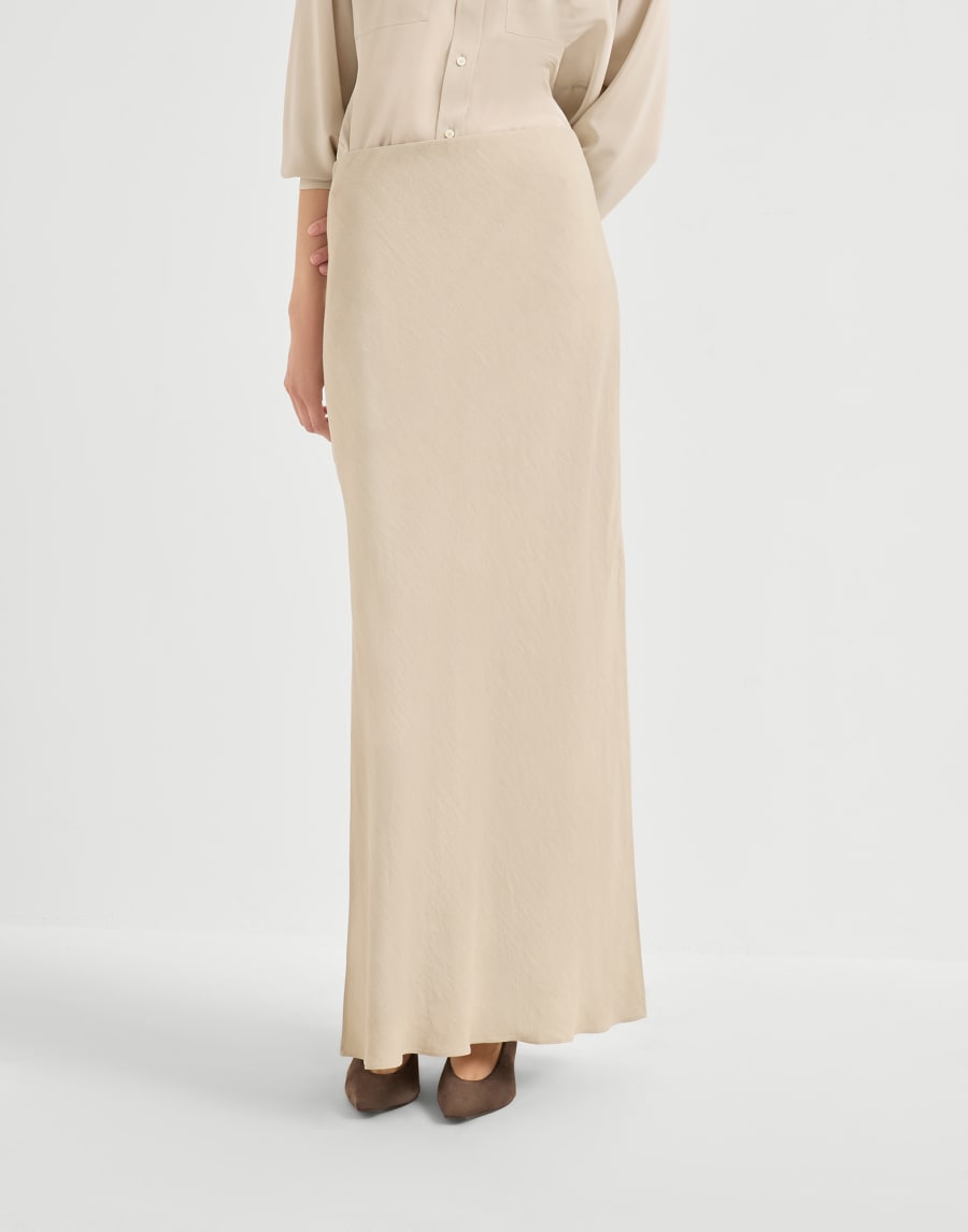 Bias-cut skirt Buff Woman - Brunello Cucinelli