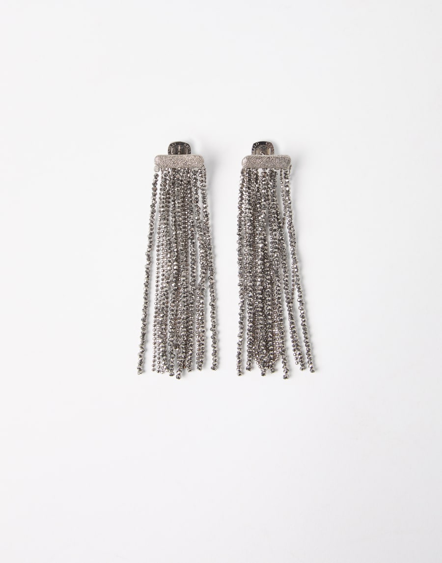 Pendientes de cristal y Plata Plata Mujer - Brunello Cucinelli