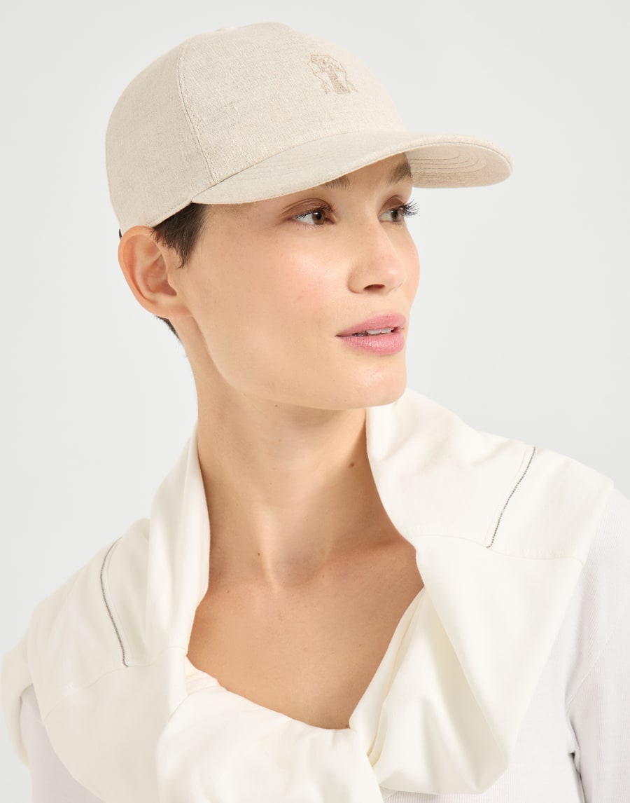 Baseball cap with logo Buff Woman - Brunello Cucinelli